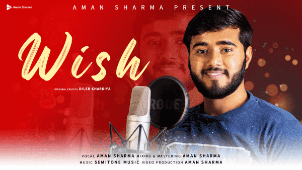Wish Aman Sharma Official graphic design by ampwake
